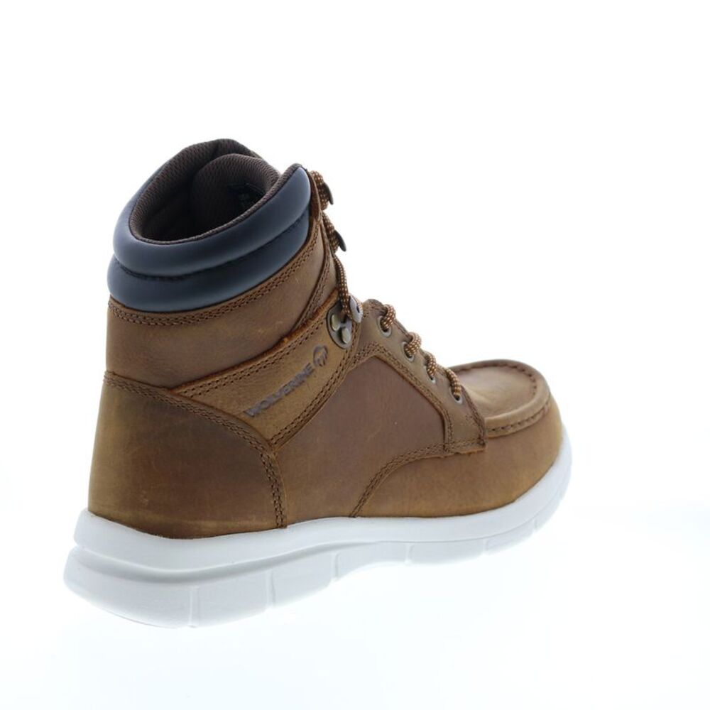 Wolverine Mens Karlin Moc-Toe 6" Brown Boots (NWT) - Picture 7 of 7